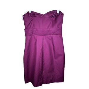 J. Crew NWT Strapless Dress Purple Sweetheart Cocktail‎ Party Dress Size 10